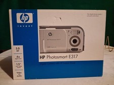 New HP PhotoSmart E317 Silver 5.0 Megapixel Digital Camera /2005