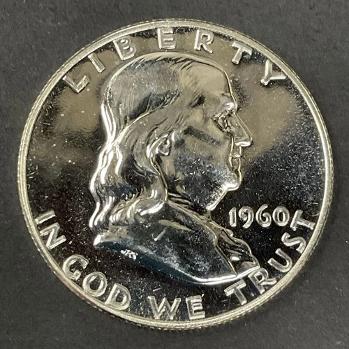 1960 Proof Franklin Half Dollar 90% Silver