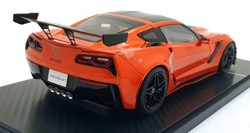 Ixo 1/18 比例 U18RDC001 - 2019 雪佛兰 Corvette C7 ZR1 - 橙色/黑色 — 第 2/4 张图片