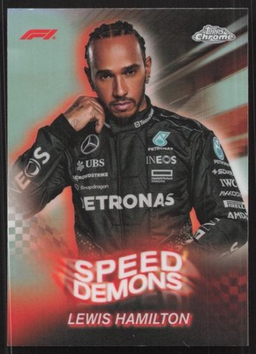 2024 Topps Chrome Formula 1 #SD-6 Lewis Hamilton Speed Demons