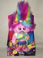 Dreamworks Trolls World Tour Singing & Dancing 16' Poppy Plush Doll NEW In Box
