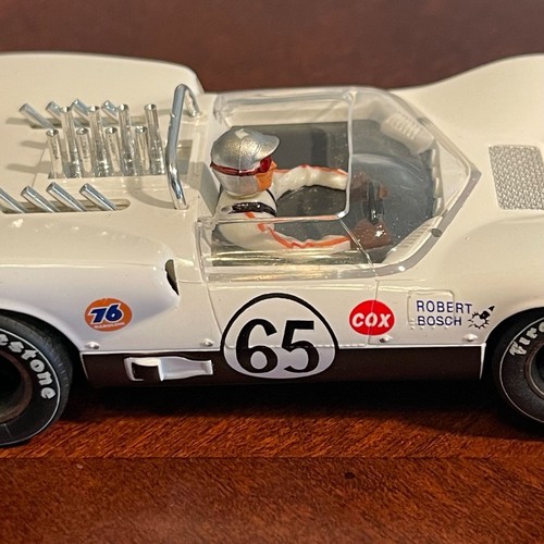 vtg MRRC 1965 chaparral 2C slot car 1:32 #65 driver 9917 rare - Picture 4 of 13