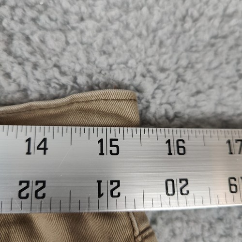 Pantalones Chinos Levi's Beige Marrón Para Hombre 32x32 Etiqueta 30x30 Medido Cónico Firma - Imagen 9 de 15