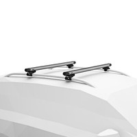 Thule DachträGer Raised Rail Evo Slidebar Silber FüR Honda CR-V SUV