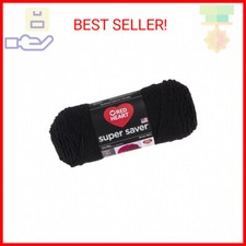 Red Heart Super Saver Yarn 312 Black