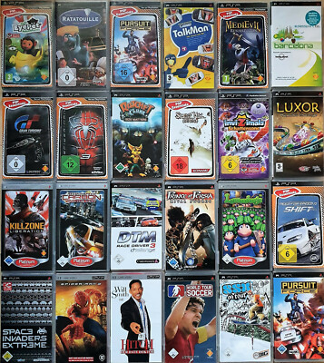 Playstation PSP Spiele Auswahl Kinder Sport Rennen RPG Fantasy Zustand: Gut