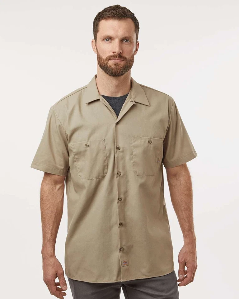 Dickies Industrial Short Sleeve Work Shirt - S535, Men's Industrial Uniform - Image 4 of 4