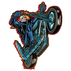 Ghost Rider Embroidered Big Patch Marvel Comic Superhero Motorbike Biker