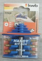 Kwb Handy Bit- Box Ph/ Pz Schrauberbits Bits Titan 7 Teilig
