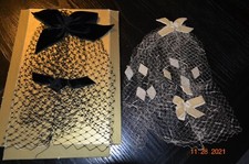 VINTAGE WOMANS VEIL/HAT - QTY. 2