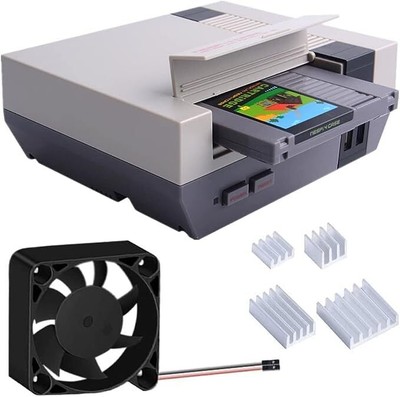 RETROFLAG NESPi 4 Case with Safe Shutdown Safe Reset & SSD Case Cooling Fan a...