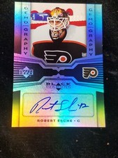 2005 Upper Deck Black Diamond G-RE Robert Esche Gemography Autograph Card 