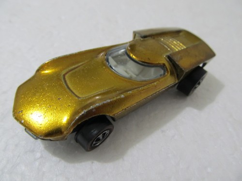 Vintage Hot Wheels Redline 1968 Turbofire Gold
