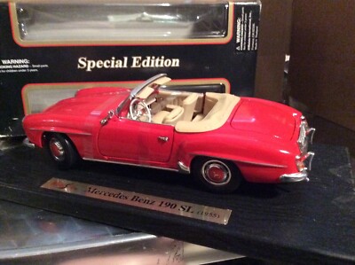 Mercedes Benz 190 SL red 1/18 diecast MAISTO special edition | eBay