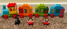Lego DUPLO Number Train Boy Girl and Dog Building Blocks Set
