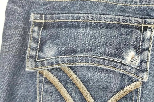 William Rast Belle Cropped Capri Jeans Women's Size 25 Roll Cuff Made In USA - Picture 8 of 9
