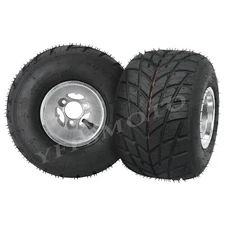 2pcs 5'' Wheel Rim 11x7.10-5 Rear Tire for Mini Bike Racing Cart Lawnmower Ebike