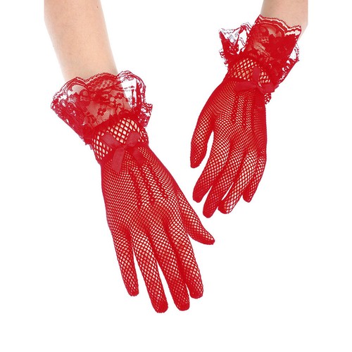 Ladies Lace Gloves Elegant Short Lace Gloves Tea Party Gloves for Women Wedding - Picture 28 of 30