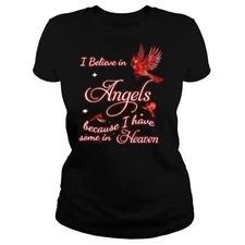 NEW in Package I Believe In Angel Because I Have Some In Heaven T shirt Size 2XL