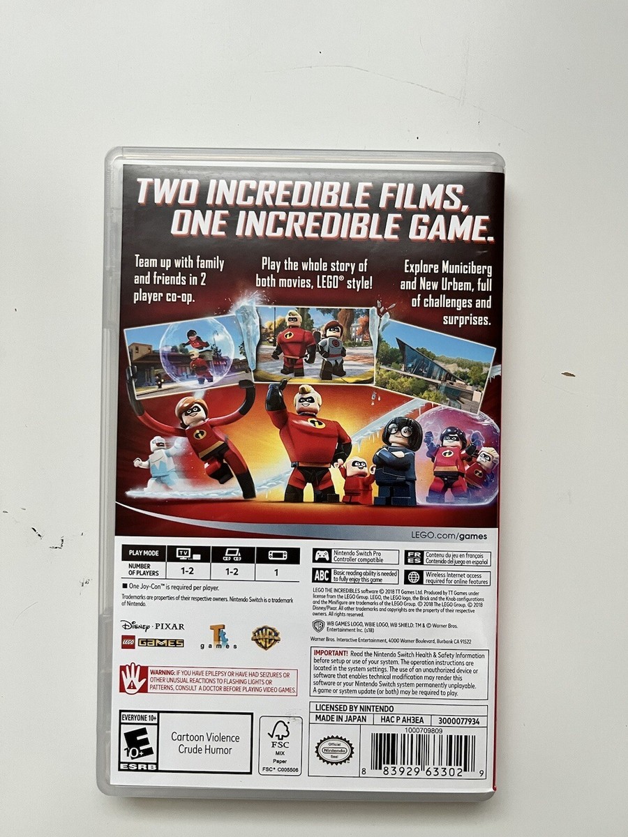 LEGO The Incredibles (Nintendo Switch, 2018) | eBay