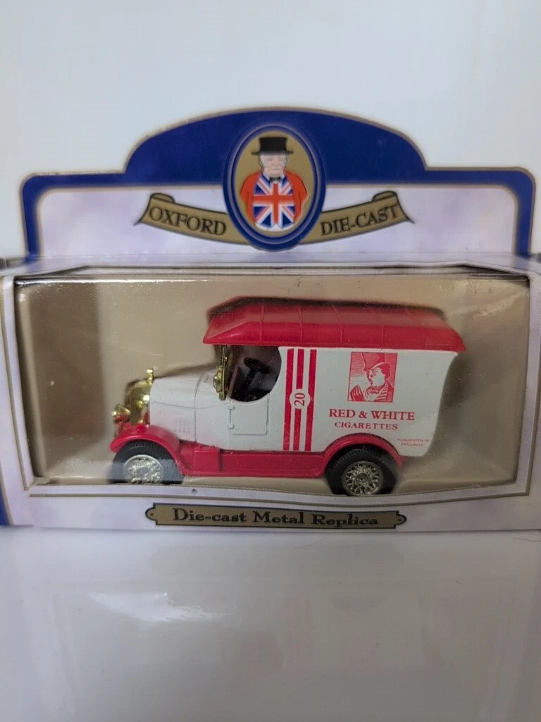 VANS OXFORD DIE CAST Edizione Limitata Bullnose Morris Van Rosso e Bianco Sigarette