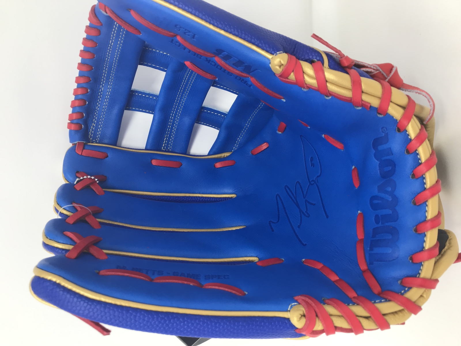 New Wilson A2K Baseball Glove Series 12.5" MB Royal/White/Red LHT