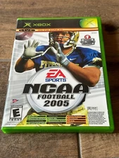 NCAA Football 2005/Top Spin (Microsoft Xbox, 2005) CIB (Complete in Box) Tested