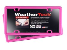 Weathertech Clearcover License Plate Cover - Durable Frame - 2 Pack - 17 Colors