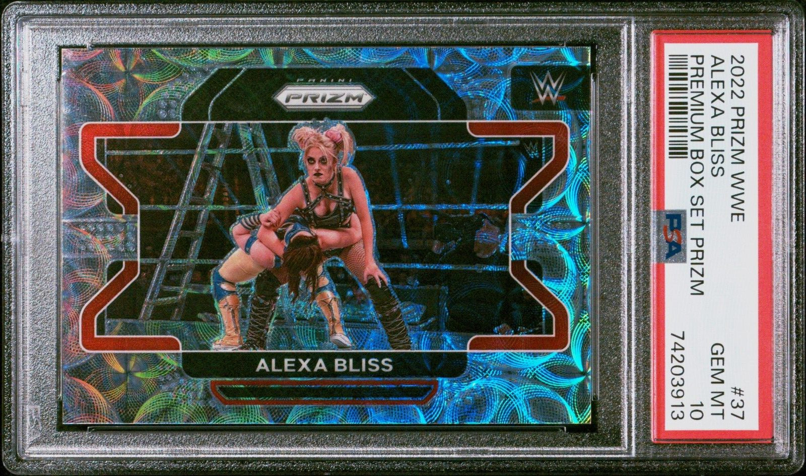 Alexa Bliss 2022 Prizm WWE #37 Premium Box Set Prizm /199 PSA 10 GEM MINT
