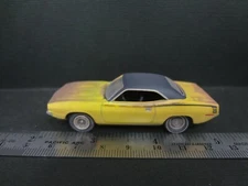 Johnny Lightning 1970 Plymouth Cuda dusty hidden rarity lemon twist - Loose 1:64