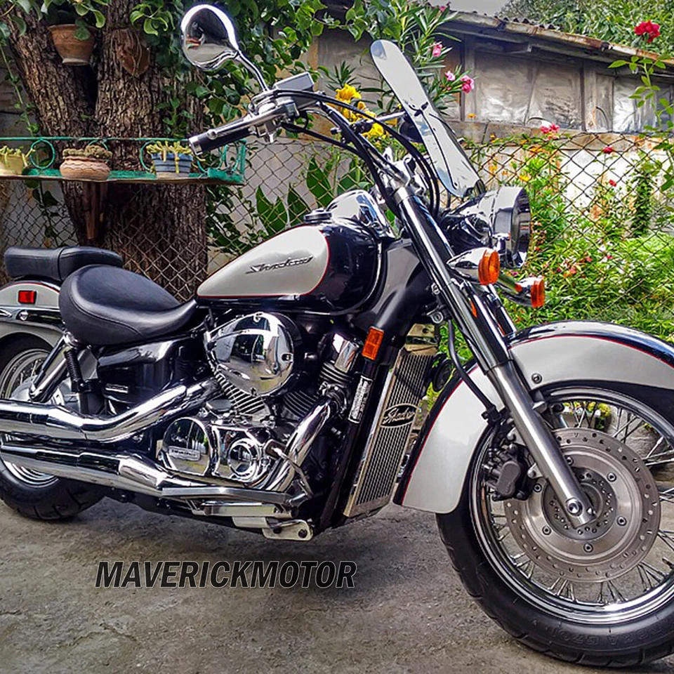 Protector de rejilla de cubierta de radiador para Honda Shadow Aero VT750 04-13 750C2 Spirit 07-09 Foto 4 de 4