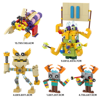 5 PCS MOC My Singing Monster Building Toy Creative Game DIY Assembly Bricks  | eBay