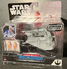 STAR WARS Micro Galaxy Squadron LUKE SKYWALKER SNOWSPEEDER  0038 Series 2 Armada