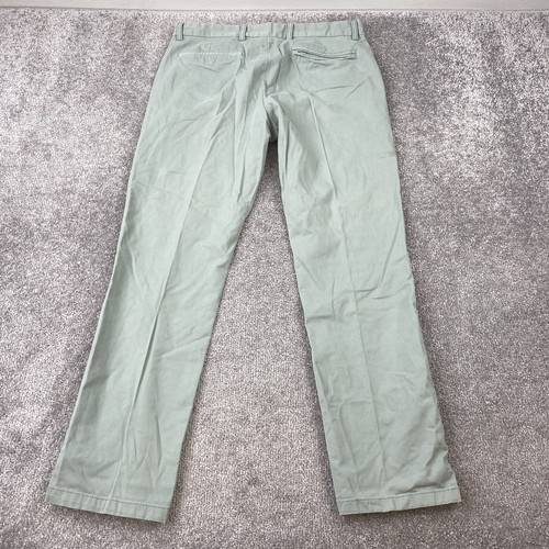 Old Navy Ultimate Slim Straight Chino Pants Men's Size 36X32 Greenish Blue - Picture 5 of 13