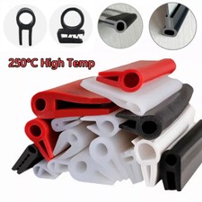 U-Shaped Silicone Rubber Sealing Strip Oven Cooker Door Seals 250 C High Temp
