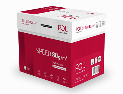 Premium Kopierpapier A4 2500 Blatt 80g hohe Qualität Hochweiß Copy Papier Laser 