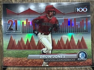 2024 Bowman Chrome Scouts Top 100 #BTP-21 Druw Jones Arizona Diamondbacks