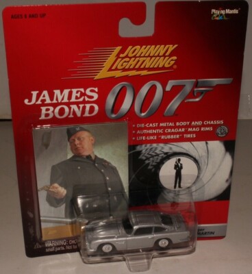 JOHNNY LIGHTNING JAMES BOND 007 "GOLDFINGER" ASTON MARTIN, SILVER, NIB