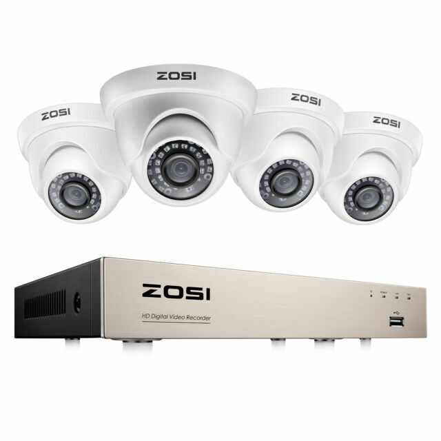Kit Vidéosurveillance ZOSI C289 8CH 1To NVR + 4 Caméras PTZ 3MP Sans Fil WiFi