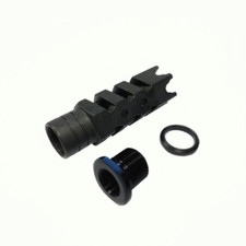 1/2x28 TPI Thread Muzzle Brake Steel For 350 Legend Ruger/Savage/Mossberg