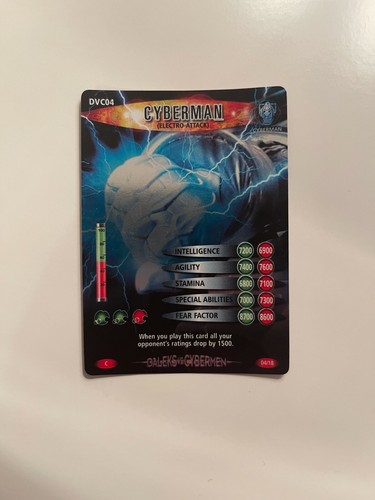 Dr Doctor Who Battles in Time Cards - DALEKS VS CYBERMEN Singles DVC01-DVC18 - Picture 5 of 24