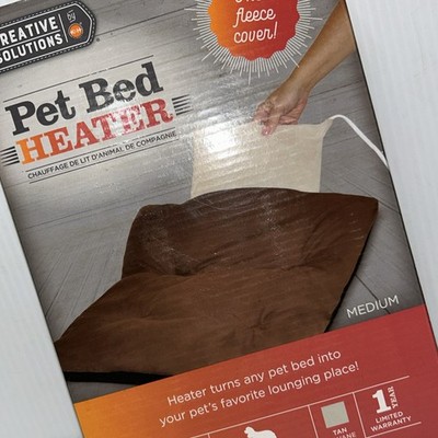 Creative Solutions Pet Bed Heater Machine Washable Cover Puppy Dog Cat Kitten/43