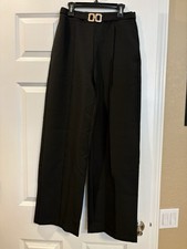 Halara High Waisted Wide Leg Trousers, Small, Black