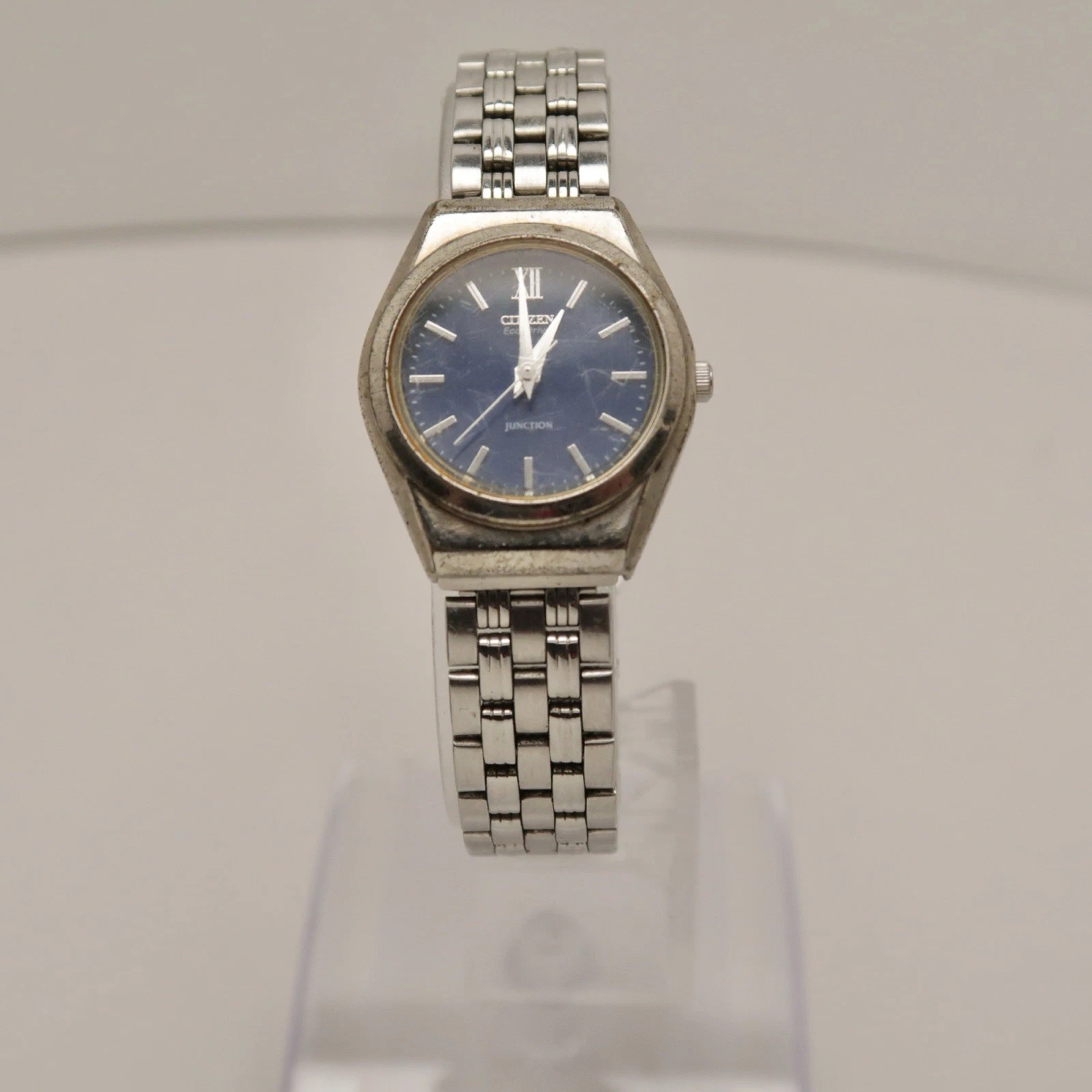 CITIZEN Junction E030-K14901 Eco Drive Analog Women Vintage Watch W184 *WORKING