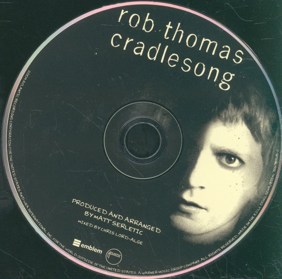 Rob Thomas Cradlesong CD Europa Atlantic 2009 7567896812 - Bild 3 von 3