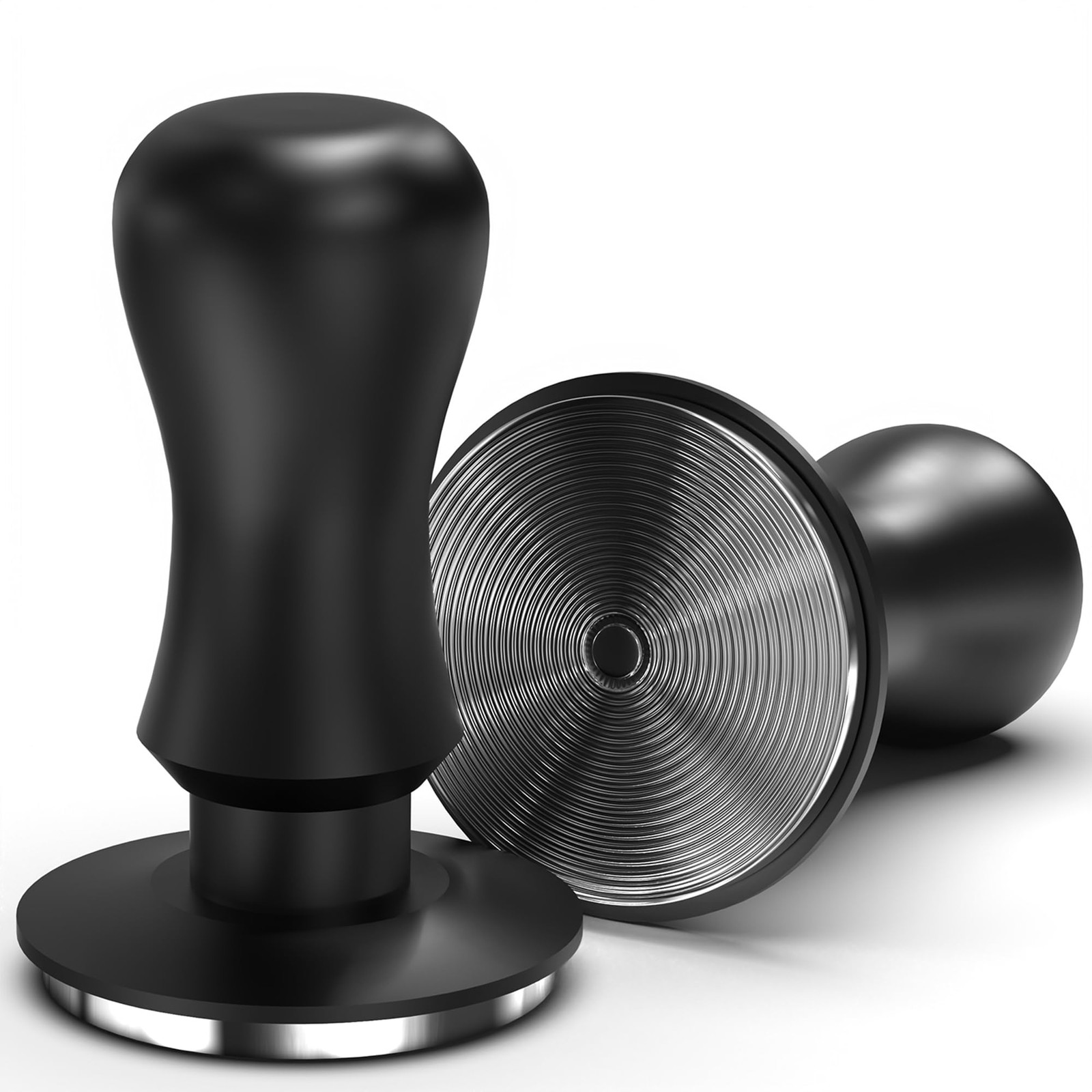 58.5mm Espresso Tamper, 30lb Spring-Loaded Calibrated Coffee Tamper, 304 Stai...