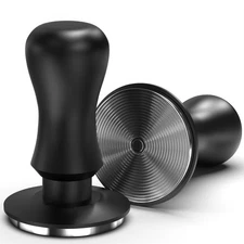 58.5mm Espresso Tamper, 30lb Spring-Loaded Calibrated Coffee Tamper, 304 Stai...