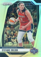 2024 Panini Prizm WNBA STEFANIE DOLSON #34 SILVER PRIZM MYSTICS
