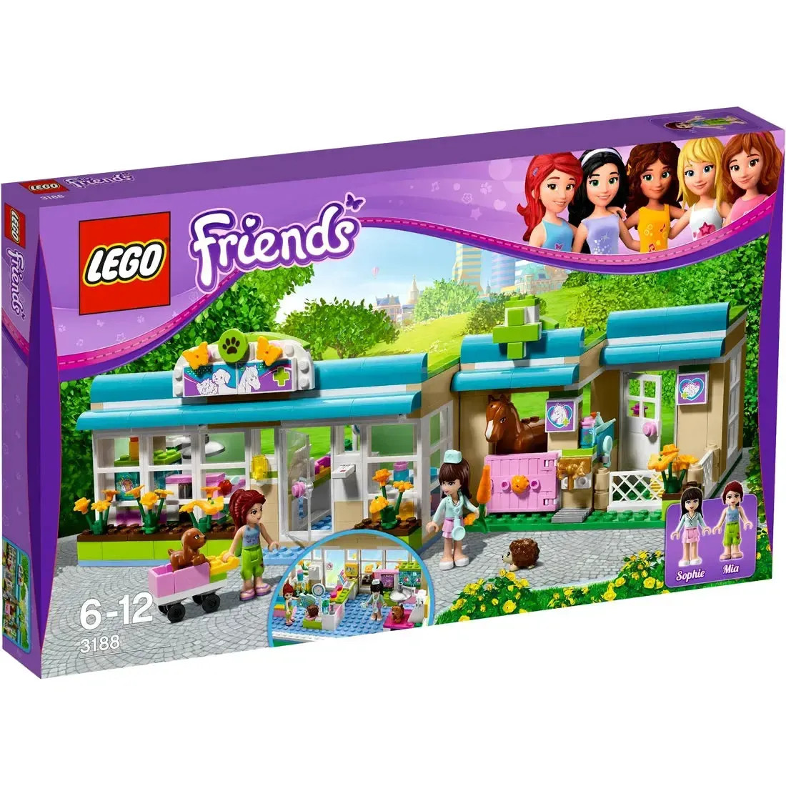 LEGO [Friends] - Heartlake Vet Building Set - Heartlake City Series (3188)