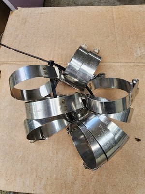 TRIDENT RUBBER INC 720-134L SS Clamps T-Bolt 2-3/8. See multiple discounts.